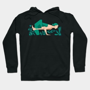 yoga pose Hoodie